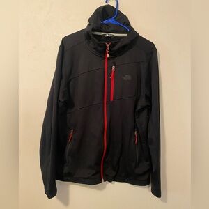 The North Face Black and Red Lightweight Jacket